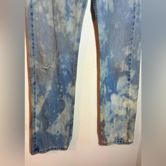 LEVI’S 505 Vintage Customized Tie-Dye Blue Jeans - Picture 6 of 8
